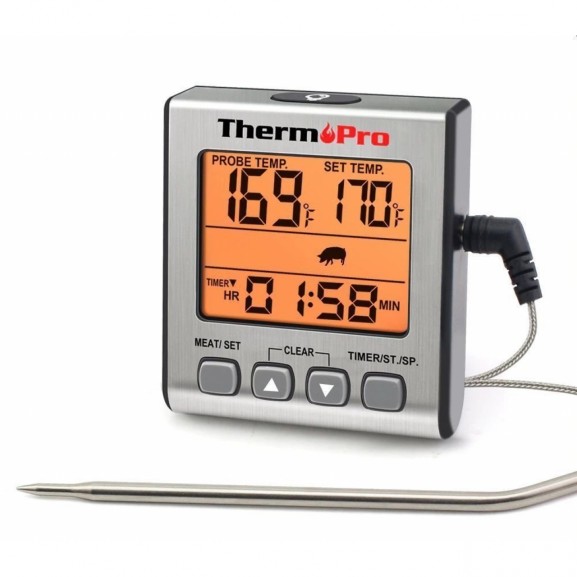 ThermoPro Dijital Problu Et Barbekü Gıda Termometresi