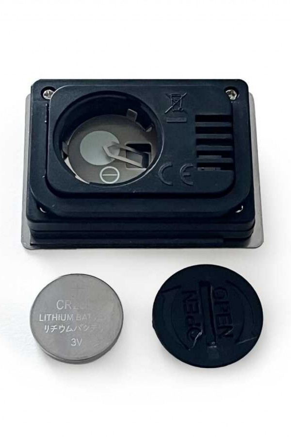 AEK-Tech Metal Çerçeve Dijital Higrometre Termometre Nem Ölçer Humidor Puro Kutusu