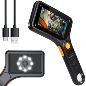 Loyka MG380 Dijital Ekranlı El Mikroskobu 500X – Otomatik Odak, 3" IPS Ekran, Şarjlı