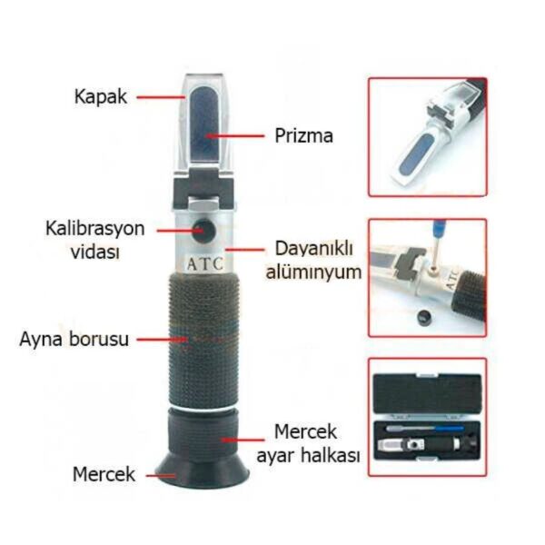 atc-0-20-seker-yogunluk-olcer-brix-refraktometre_4_270.jpg ATC 0-20 Şeker Yoğunluk Ölçer Brix Refraktometre