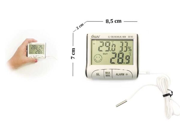 diwu-dc103-ic-dis-max-min-prob-termometre-nem-olcer_7_13.jpg Diwu DC103 İç Dış Max-Min Prob Termometre Nem Ölçer