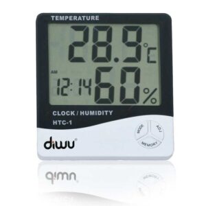 Diwu HTC-1 Saatli Nem Ölçer ve Termometre