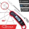 Loyka INNO 502 Katlanabilir Problu Mutfak Termometresi (Kalibre Edilebilir)