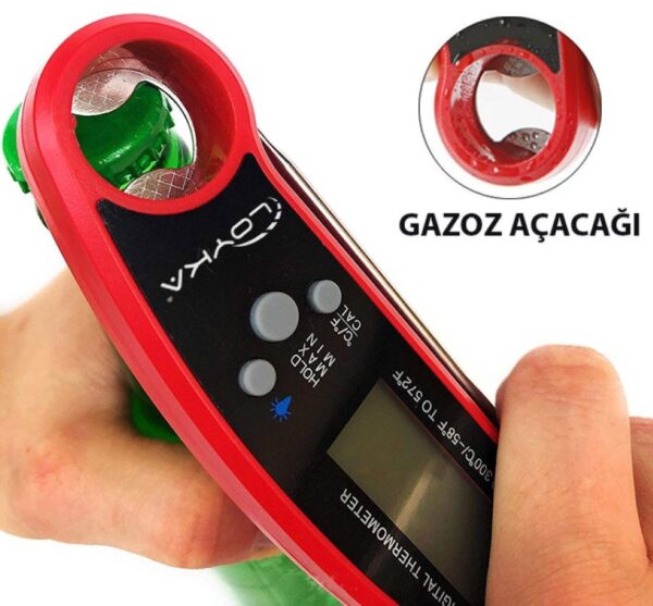 Loyka INNO 502 Katlanabilir Problu Mutfak Termometresi (Kalibre Edilebilir)