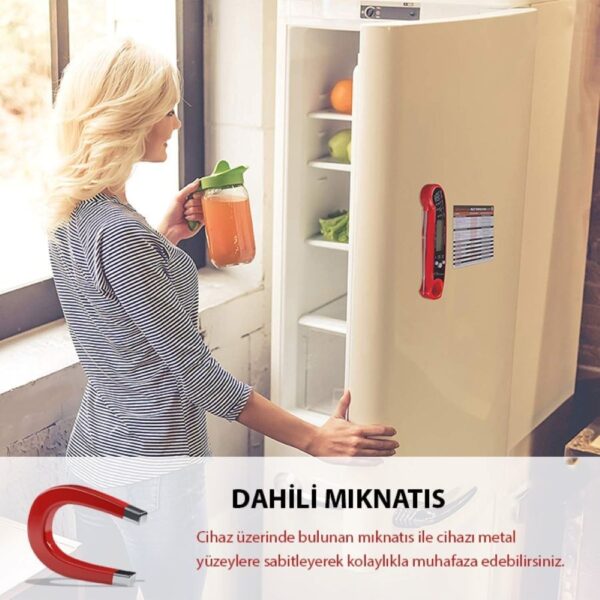Loyka INNO 502 Katlanabilir Problu Mutfak Termometresi (Kalibre Edilebilir)