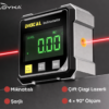 Loyka 5521 Dijital Eğim Ölçer Mıknatıslı Çift Çizgi Lazerli